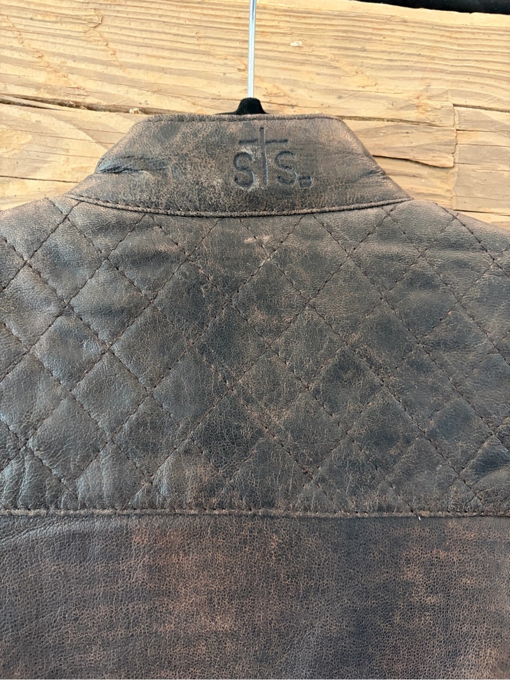 STS Ranchwear Ladies Lucy Brown Leather Biker Jacket - Picture 12 of 14